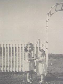 Marsha and Carolyn 1950