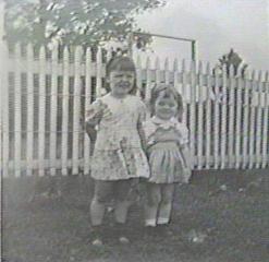 Marsha and Linda 1950