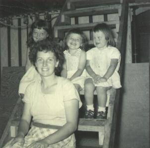Dorothy Lorson McKelvey and Her Three Daughters
