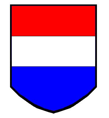 Just A Generic Replica of A Coat Of Arms:
 The Red, White, And Blue!