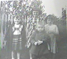 Marsha, Linda, Carolyn, and Bobby 1955