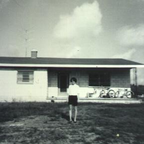 Carolyn In Front of the House